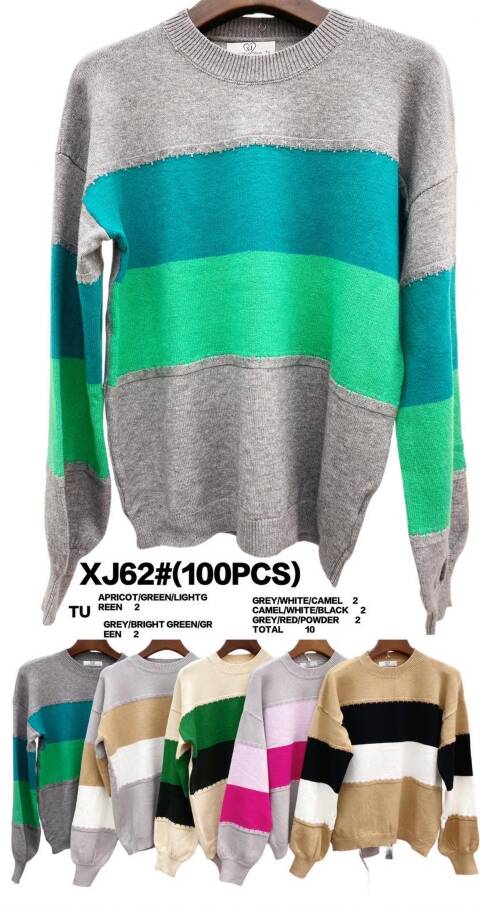 Sweter damskie XJ62 Mix kolor Standard 1