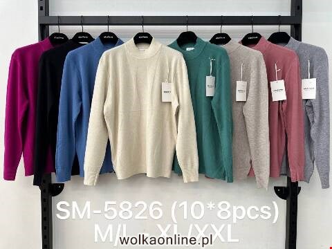 Sweter damskie SM-5826 Mix kolor M-2XL