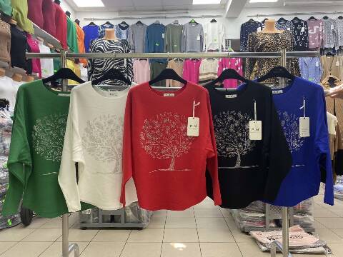 Sweter damskie 4823 Mix kolor M-2XL 1