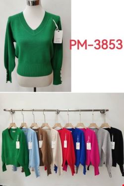 Sweter damskie PM-3853 Mix kolor L-3XL