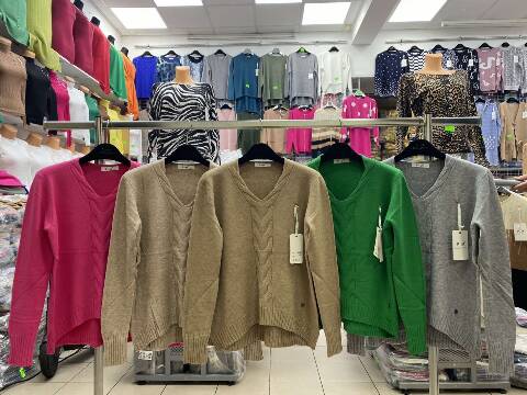 Sweter damskie 4859 Mix kolor L-3XL