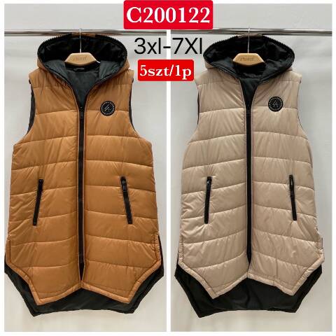 Kamizelka zimowa damskie C200122 1 kolor 3XL-7XL 1