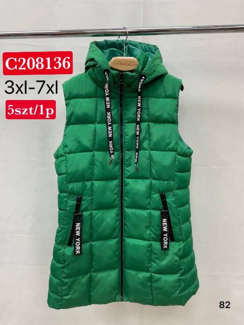 Kamizelka zimowa damskie C208136 1 kolor 3XL-7XL 1