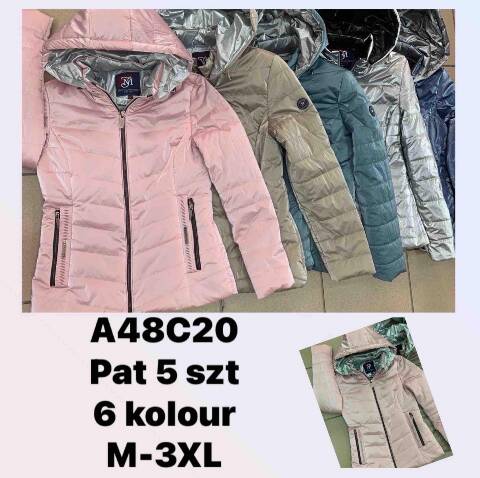 Kurtka zimowa damskie A48C20 1 kolor M-3XL 1