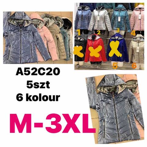 Kurtka zimowa damskie A52C20 1 kolor M-3XL 1