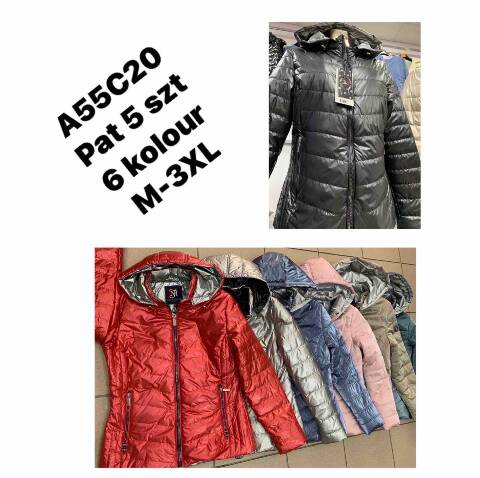 Kurtka zimowa damskie A55C20 1 kolor M-3XL 1