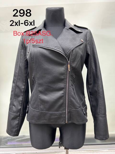 Kurtka skórzana damskie 298 1 kolor 2XL-6XL 1