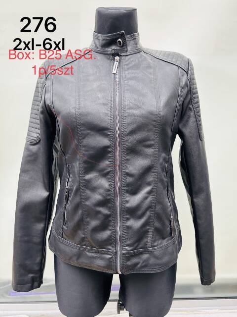 Kurtka skórzana damskie 296 1 kolor 2XL-6XL 1
