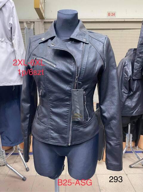 Kurtka skórzana damskie 293 1 kolor 2XL-6XL 1