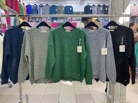 Sweter damskie 8102 Mix kolor S/M-L/XL