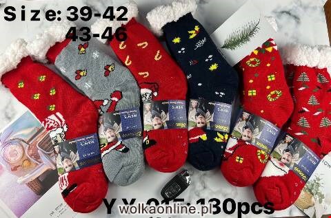 Kapcie- skarpety męskie YY-015 Mix kolor 39-46