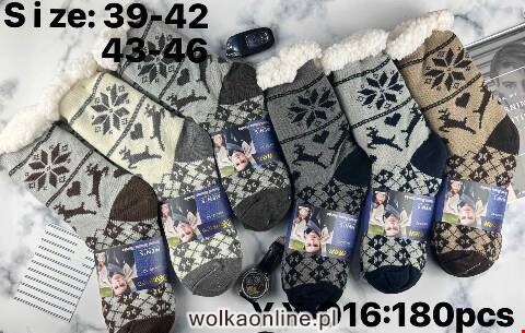 Kapcie- skarpety męskie YY-016 Mix kolor 39-46