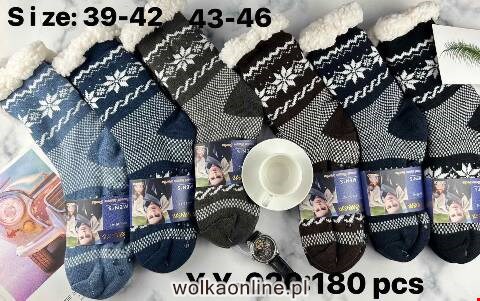 Kapcie- skarpety męskie YY-020 Mix kolor 39-46