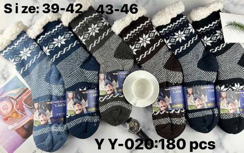 Kapcie- skarpety męskie YY-020 Mix kolor 39-46 1