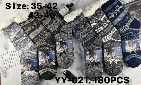 Kapcie- skarpety męskie YY-021 Mix kolor 39-46