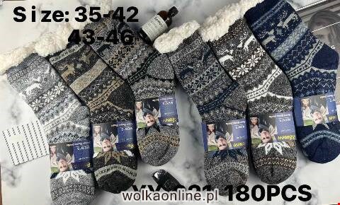Kapcie- skarpety męskie YY-021 Mix kolor 39-46