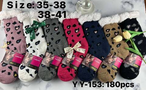 Kapcie- skarpety damskie YY-153 Mix kolor 35-41 1