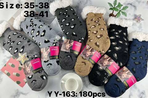 Kapcie- skarpety damskie YY-163 Mix kolor 35-41
