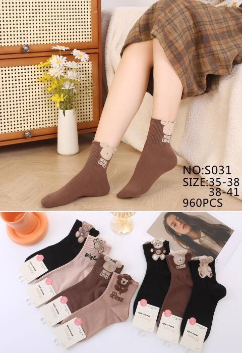 Skarpety damskie S031 Mix kolor 35-41 1