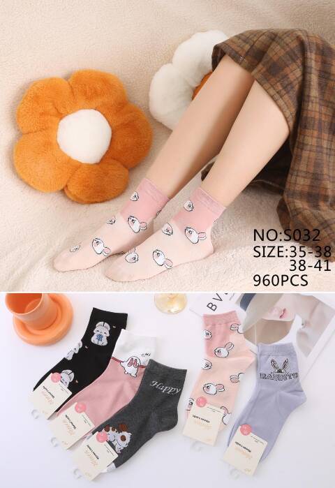 Skarpety damskie S032 Mix kolor 35-41 1