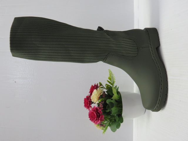 Kozaki Damskie HB-182 GREEN 36-41