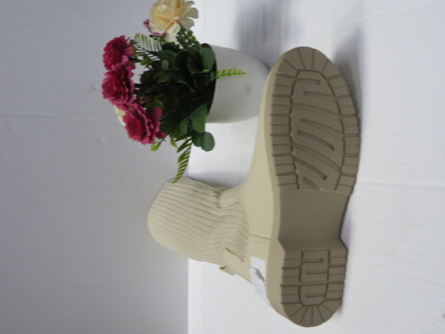 Kozaki Damskie HB-182 BEIGE 36-41 2