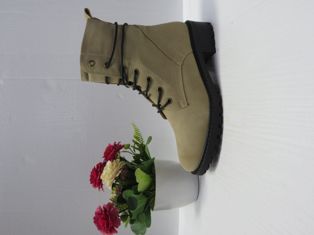 Botki Damskie C810 KAHKI 36-41