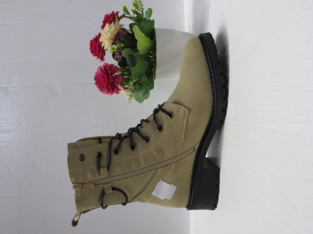 Botki Damskie C810 KAHKI 36-41 1