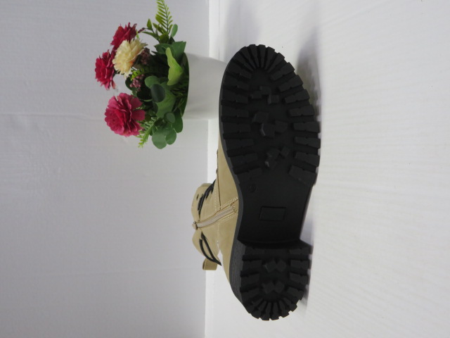 Botki Damskie C810 KAHKI 36-41 2