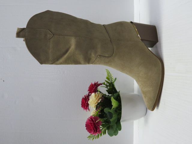 Kozaki Damskie 9600A KHAKI 36-41