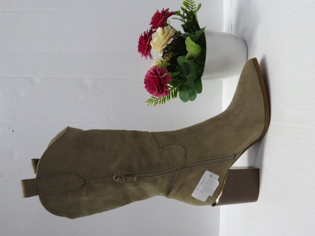 Kozaki Damskie 9600A KHAKI 36-41 1