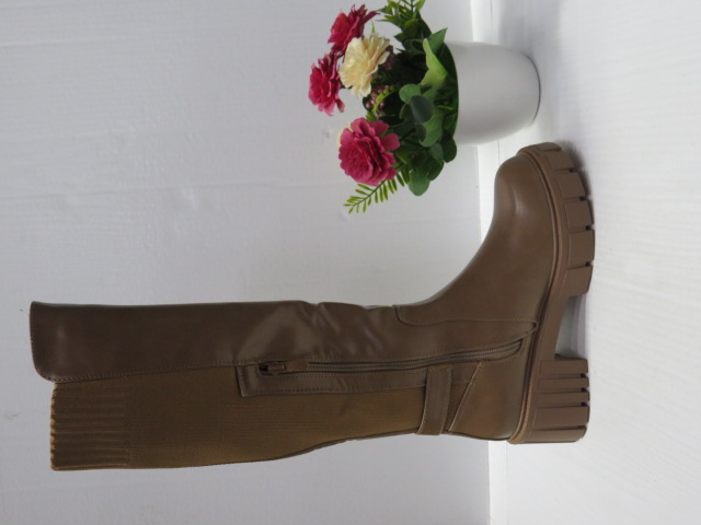 Kozaki Damskie J-56 KHAKI 36-41 1