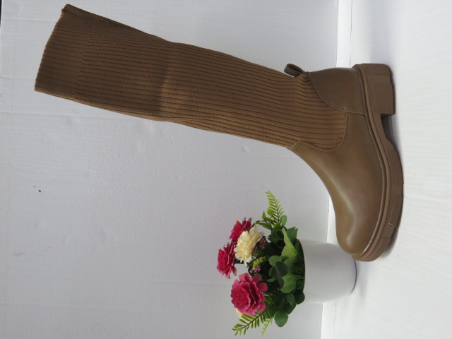 Kozaki Damskie B-320 KHAKI 36-41