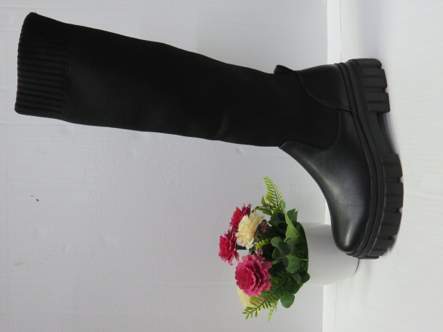 Kozaki Damskie B-327 BLACK 36-41