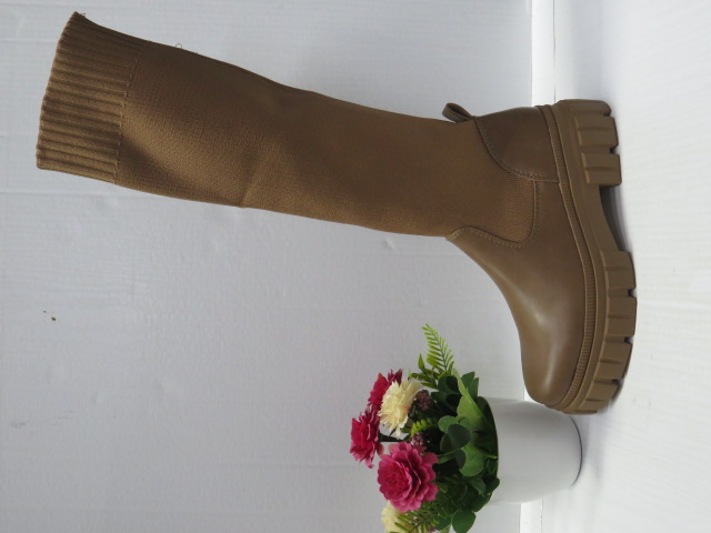 Kozaki Damskie B-327 KHAKI 36-41