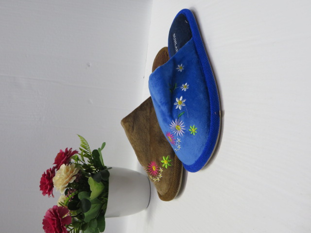 Klapki Damskie BM53 D.BLUE/COFFEE/RED/PURPLE 37-41