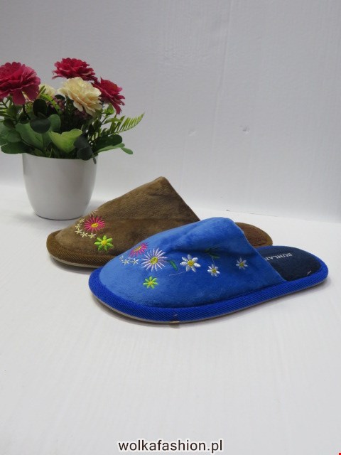 Klapki Damskie BM53 D.BLUE/COFFEE/RED/PURPLE 37-41