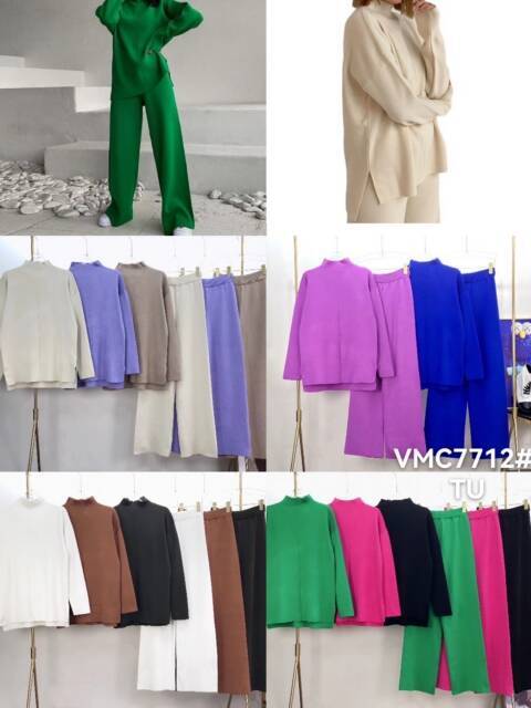 Komplet damskie VMC7712 Mix kolor Standard