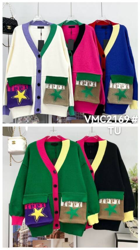 Sweter damskie VMC2169 Mix kolor Standard 1