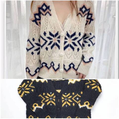 Sweter damskie 2568 Mix kolor Standard