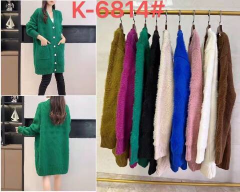 Kardigan damskie K6814 Mix kolor Standard 1