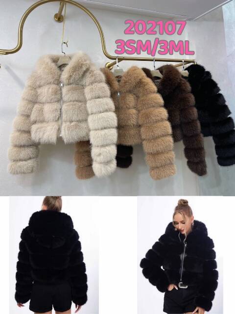 Kurtka zimowa damskie 202107 Mix kolor S/M-L/XL 1