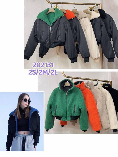 Kurtka zimowa damskie 202131 Mix kolor S/M-L/XL