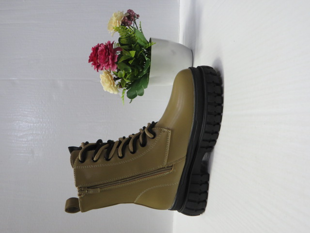 Botki Dziecięce HC389 KHAKI 32-37 1