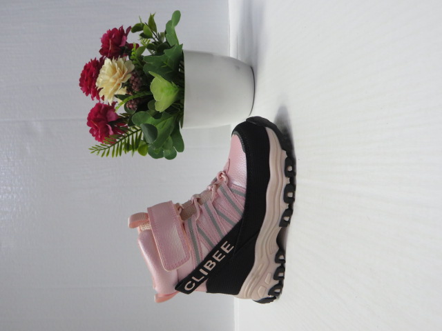 Botki Dziecięce HB360 PINK/BLACK 26-31