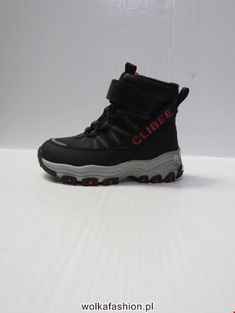Botki Dziecięce HB360 BLACK/RED 26-31