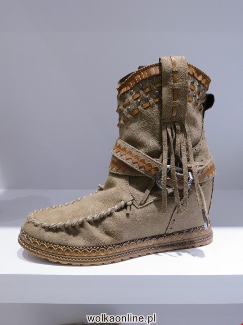 Botki Damskie JH20-77 KHAKI 36-41