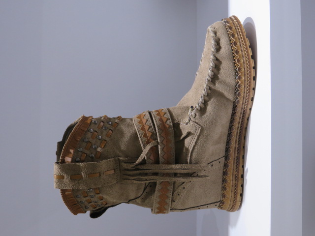 Botki Damskie JH20-77 KHAKI 36-41 1