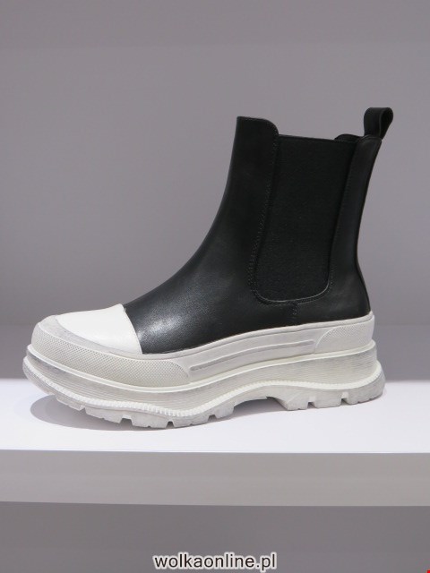 Botki Damskie JH21-29 BLACK/WHITE 36-41
