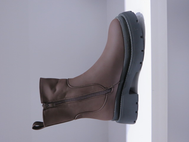 Botki Damskie LY211 BROWN 36-41 1